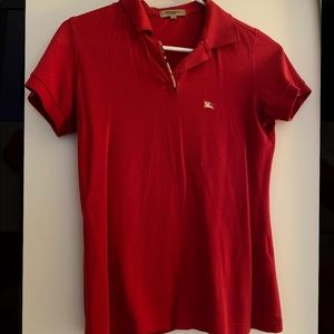 Pink Burberry Polo